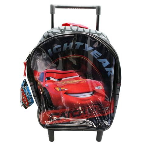 lightning mcqueen rolling backpack